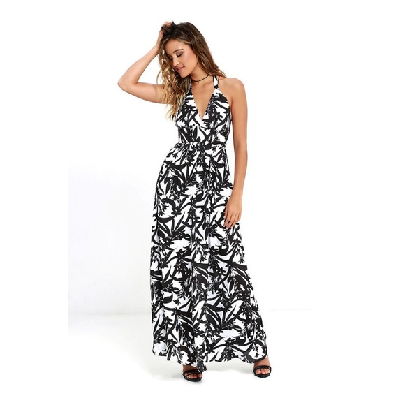 BB Dakota Dresses & Skirts - BB Dakota Women's Larissa Lotus Print Maxi Dress